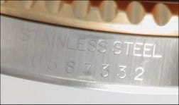 Clean Rolex Engraving - Bob's Watches 
