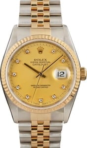Rolex Datejust 16233 Steel & Gold Jubilee
